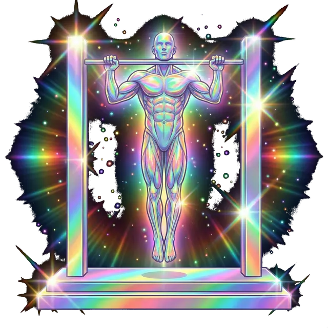 Prismatic pull-up trophy